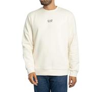 EA7 Herren Felpa Core Sweatshirt, Vanilla Ice, M