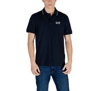 Ea7 Herren Poloshirt Blau - Klassischer Stil für Frühling/So - Größe: S