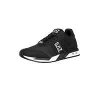 EA7 Herren Sneaker Aus Mesh Mit Logo, Black/Silver/White, 42 EU