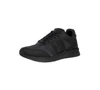 EA7 Herren Sneaker Aus Mesh Mit Logo, Triple Black, 42 EU