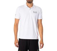EA7 Emporio Armani Herren Poloshirt Ventus 7 – Regular Fit mit Logo – Weiß M