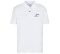 Herren Tennispoloshirt EA7 Man Jersey Polo Shirt - white S