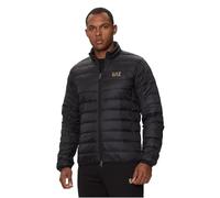 Emporio Armani EA7 Steppjacke mit Label-Print Herren XXL Schwarz