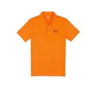 EA7 Polo-Shirt Herren Slim Fit Kurzarm Baumwoll-Jersey orange, XL