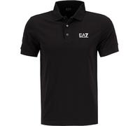 EA7 Polo-Shirt Herren Slim Fit Kurzarm Baumwoll-Jersey schwarz, 5XL