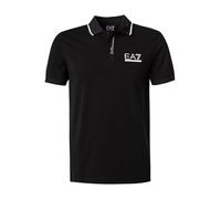 EA7 Polo-Shirt Herren Slim Fit Kurzarm Baumwoll-Jersey schwarz, XXL