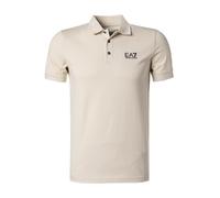 EA7 Polo-Shirt Herren Slim Fit Kurzarm Baumwoll-Jersey weiß, XL