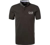 EA7 Polo-Shirt Herren Slim Fit Kurzarm Baumwoll-Piqué braun, XXL