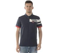 EA7 Polo Uomo XL Blu 3gpf68 Pj20z Primavera Estate 2019