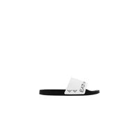 EA7 Slip-Sandalen, Unisex, Schwarz und Weiß, Logo-Design, Schwarz-Weiß, 45 EU