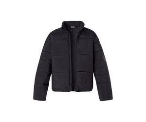EA7 Steppjacke Herren Stehkragen Mikrofaser schwarz, XL