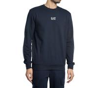 EA7 Sweatshirt Mit Logo In Regulärer Passform, Blau S