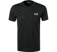 T-Shirt mit Label-Print XL men Dunkelblau