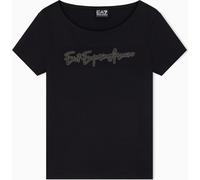 EA7 Train Logo Series W Handwritten Tee SS Crossover - Train Logo Series W Handwritten Tee SS Crossover black (UC001) XXL