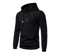 each women Herren Plaid Pullover Hoodies Herren Plaid Jacquard Kapuzen Sweatshirts Langarm Kordelzug Sportkapuze