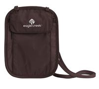 Eagle Creek Flacher Brustbeutel mit vielen Abteilen für Geld, Handy und Pass, Braun, 18 cm