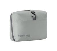 eagle creek Pack-It Kulturbeutel zum Aufhängen, Toilettenartikel-Set mit zwei Fächern, um kleine Gegenstände organisiert zu halten, wasserabweisend, Tragegriff oben, Reißverschlusstasche, Storm Grey