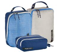 Eagle Creek Pack-It™ Overnight-Set 3-teilig recyceltes Polyester aizome blau-grau