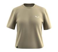 Salewa Kurzärmeliges T-shirt Für Frauen Eagle Glacier Lockeres Beige S