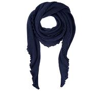 Eagle Products Damen Dreiecksschal/Dreieckstuch/Wollschal/Stola/Strickschal aus 100% Lammwolle blau