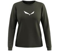 Salewa Damen Funktionsshirt Eagle Solidlogo Dry'ton Tee Dark Olive Größe 40