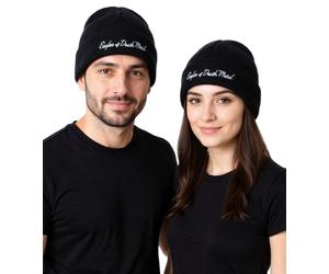 Eagles of Death Metal Unisex Beanie Baumwoll-Mütze im klassischen Schnitt Schwarz/Weiß