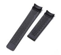 EAMOM 22mm 24mm Gummi Wasserdichte Uhr Band Für TAG HEUER CARRERA Männer Frauen Armband Uhr Armband Gürtel(24mm Without Buckle)