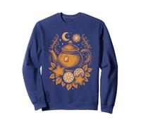 Earl Grey Teekanne mit Teebeutel und Zitronenscheiben Sweatshirt