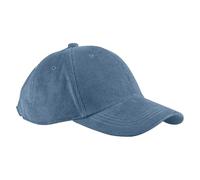 Beechfield Basecap EarthAware® Organic Cord – Metallverschluss – Blau (Slate)