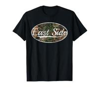 East Side Camouflage Vintage Inspired Throwback Graphic T-Shirt