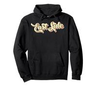 East Side T-Shirt Retro Art Baseball Schriftart Vintage Pullover Hoodie