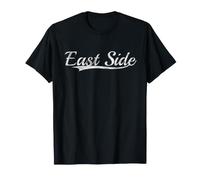 East Side Vintage Inspired Throwback Varsity Classic Design T-Shirt