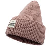 Easter Rib Wool Beanie Faded Woodrose, UNIC