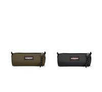 EASTPAK BENCHMARK Single Federmäppchen, 21 cm Army Olive (Grün) & BENCHMARK Single Federmäppchen, 21 cm Black (Schwarz)