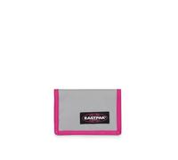 EASTPAK Crew Einzelgeldbörse - Kompaktes, dreifach gefaltetes Portemonnaie mit Reißverschluss und Schlüsselring, schlankes Alltags-Design, 9.5 x 13.5 cm - Kontrast Grey Pink