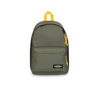 Eastpak Out of Office Rucksack 27L (44 x 29,5 x 22 cm), Laptopfach 13-15 Zoll, wasserabweisender Schul- & Arbeitsrucksack, robuster Tagesrucksack mit gepolsterten Trägern - KONTRAST KHAKI YELLOW