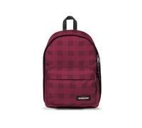 Eastpak Out of Office Rucksack 27L (44 x 29,5 x 22 cm), Laptopfach 13-15 Zoll, wasserabweisender Schul- & Arbeitsrucksack, robuster Tagesrucksack mit gepolsterten Trägern - CHECKER BURGUNDY