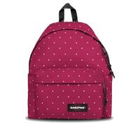 Eastpak Padded Pak’r Rucksack 24L (40 x 30 x 18 cm), wasserabweisend, robuster Schul- & Tagesrucksack, leichter Klassiker mit gepolsterten Trägern - DOTS WINE SILVER