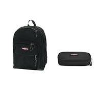 EASTPAK Pinnacle Rucksack, 42 cm, 38 L, Schwarz (Black) & OVAL SINGLE Federmäppchen, 22 cm, Schwarz (Black)