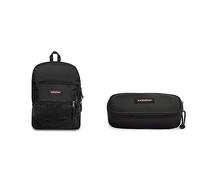 EASTPAK Pinnacle Rucksack, 42 cm, 38 L, Schwarz (Black) & Oval XL Single Federmäppchen, 22 cm, Schwarz (Black)
