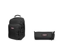 EASTPAK Provider Rucksack, 44 cm, 33 L, Schwarz (Schwarz) & Benchmark Single Federmäppchen, 21 cm, Schwarz (Black)