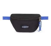 EASTPAK Springer Gürteltasche - kompakte Hüfttasche mit sicheren Reißverschlussfächern und verstellbarem Gürtel, 2 L Fassungsvermögen, 16.5 x 23 x 8.5 cm - Kontrast Schwarz Blau