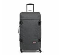 Eastpak TRANS4 L, Großer Reisetrolley, Black Denim (grau), 80L, Rollkoffer mit 4 Rädern und TSA-Schloss