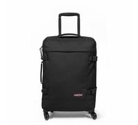 Eastpak TRANS4 S, Kleiner Reisetrolley, Black (schwarz), 44L, Rollkoffer mit 4 Rädern und TSA-Schloss