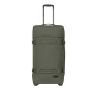 Weichgepäck-Trolley EASTPAK "TRANSIT'R M", Kinder, Gr. B/H/T: 35,5cm x 67cm x 30cm 78 l, khaki, Polyester, unifarben, Basic, Koffer, Reisegepäck Aufgabegepäck Reisekoffer mit TSA Schloss Reisetasche (