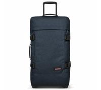 EASTPAK Tranverz M Koffer 78L (67 x 35,5 x 30 cm), mittelgroßer Reisekoffer mit Rollen, leichtes Gepäck mit 2 Fächern, Teleskopgriff & TSA-Schloss - Triple Denim