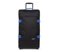 Eastpak Tranverz L Koffer 121L (79 x 40 x 33 cm), großer Reisekoffer mit Rollen, Robustes Gepäck mit 2 Fächern, Teleskopgriff & TSA-Schloss - Kontrast Black Blue