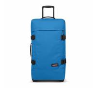 Eastpak Tranverz M Koffer 78L (67 x 35,5 x 30 cm), mittelgroßer Reisekoffer mit Rollen, leichtes Gepäck mit 2 Fächern, Teleskopgriff & TSA-Schloss - Bubble Blue