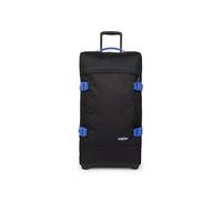 Eastpak Tranverz M Koffer 78L (67 x 35,5 x 30 cm), mittelgroßer Reisekoffer mit Rollen, leichtes Gepäck mit 2 Fächern, Teleskopgriff & TSA-Schloss - Kontrast Black Blue