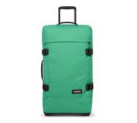 EASTPAK Tranverz M Koffer 78L (67 x 35,5 x 30 cm), mittelgroßer Reisekoffer mit Rollen, leichtes Gepäck mit 2 Fächern, Teleskopgriff & TSA-Schloss - GEM Green